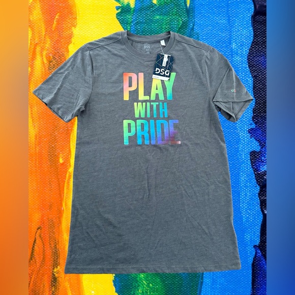 DSG Other - DSG Play with Pride t-shirt rainbow gray short sleeves LGBT $20 new